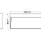 Уличный настенный светильник Italline IT5263
