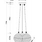 Подвесная люстра Arte Lamp Gelato A9508SP-3CC