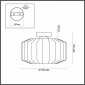 Потолочная люстра Odeon Light Binga 4747/1C