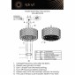 Подвесной светильник Aployt Felikayt APL.861.03.18