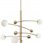 Подвесная люстра DeLight Collection Globe Mobile 10215P/5 brass