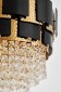 Подвесная люстра Lumina Deco Molina LDP 7045-600 BK+GD