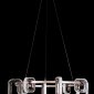 Подвесная люстра Theona LE7701/8 Grey/Black Chrome