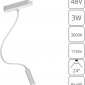 Трековый светодиодный светильник Arte Lamp Rapid A1162PL-1WH