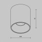 Точечный светильник Maytoni Alfa LED C064CL-5W3K-RD-WB