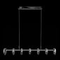 Подвесная люстра Ani LE7710/7L Black Chrome