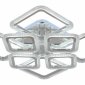 Потолочная светодиодная люстра Reluce 09826-3.3-4+4C CR (RGB)