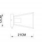 Бра Arte Lamp Brussels A8030AP-1WH