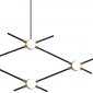 Подвесной светильник Molecular MD18001067-4A black/gold