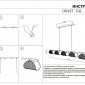 Подвесной светильник Каспи 08447-5AL,19(16)