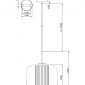 Подвесной светильник Ember V11817-1P