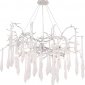 Подвесная люстра Crystal Lux REINA SP8 D1000 SILVER PATINA
