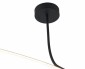 Подвесной светодиодный светильник Italline IT013-6025 black 3000K