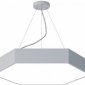 Подвесной светодиодный светильник Geometria ЭРА Hexagon SPO-121-W-40K-038 38Вт 4000К белый Б0050550