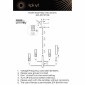 Люстра на штанге Aployt Izidora APL.337.07.08