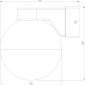 Настенный светильник Elektrostandard Moon MRL 1028 черный a062858