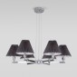 Подвесная люстра Eurosvet Peony 60136/6 хром/графит