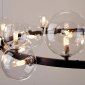 Подвесная люстра Art Deco Bubble 8828P/L black/clear