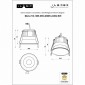 Встраиваемый светильник iLedex Technical Mars DIM 212-12W-D95-4000K-24DG-WH