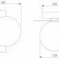 Настенный светильник Eurosvet Moity 70150/1 черный