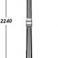 Наземный фонарь CAIOR 1 81509/18 Bl