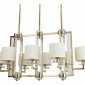 Подвесная люстра Newport 35400 35408/S gold без абажуров