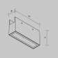 Накладной светильник Maytoni Points O-TR01-2-S-10WB3K