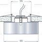 Точечный светильник Downlight DL035C-Black