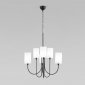 Подвесная люстра Eurosvet Abbey 60164/6 черный Smart