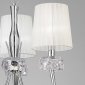 Подвесная люстра Mantra Loewe Chrome 4633