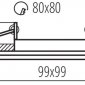 Точечные светильники Kanlux ALREN R DTL-W 26758