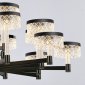 Подвесная люстра Diamond cut MD21020075-20A matt black