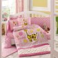 Детское постельное белье с покрывалом «PUFFY», поплин, розовое