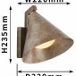 Уличный настенный светильник Favourite Phillo 4132-1W
