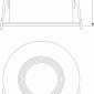 Встраиваемый светодиодный светильник Elektrostandard Artis 25096/LED a066135