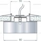 Точечный светильник Downlight DL027