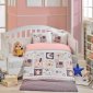 Детское постельное белье персикового цвета «SWEET HOME» с одеялом, поплин