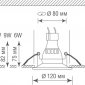 Точечный светильник Decoro DL207G