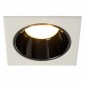 Светильник встраиваемый Feron DL3112 потолочный MR16 G5.3 белый + черный хром 51405