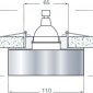 Точечный светильник Downlight DL140CH/White