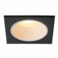 Светильник встраиваемый Feron DL3112 потолочный MR16 G5.3  черный + белый 51407