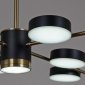 Потолочная светодиодная люстра Reluce 06369-0.3-08 COP+BK