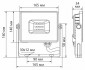 Светодиодный прожектор Feron LL-931 70W 6400K 41551