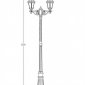 Наземный фонарь Oasis Light 91309S A Bl