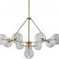 Потолочная люстра DeLight Collection Globe Mobile KG0965P-10B brass
