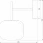 Бра Eurosvet Alcor 70128/1 золото