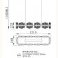 Подвесная люстра Lara LE7728/1210L Gold