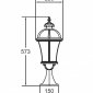 Наземный фонарь Oasis Light 95204L Gb