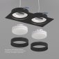 Точечный светильник Denkirs FLAT DK2092-BK