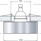 Точечный светильник Downlight DL013JY